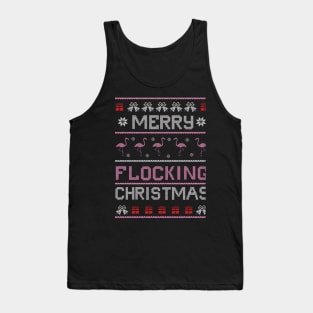 Merry Flocking Christmas Tank Top